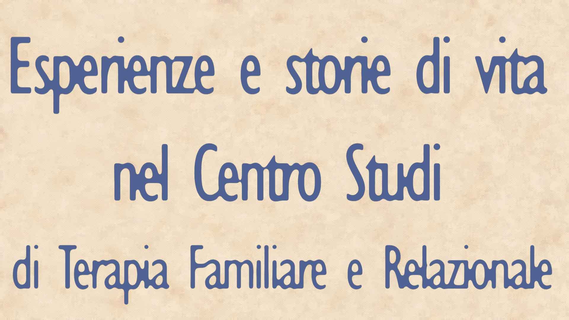 esperienze e storie di vita